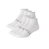 Hanes Herren Originals Supersoft Cushioned Ankle Shoe Sizes 6-12 6 Pairs Socken, Weiss/opulenter Garten, 37.5-46 EU (3er Pack)