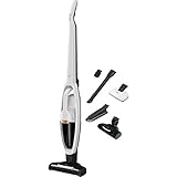 AEG QX7-1ULTAL 2in1 Akku Staubsauger / schlanke Bauform / Power-Softrolle + Multi-Bodendüse / Hartböden & Teppiche / bis zu 50 min / 21,6V / Tierhaardüse, Möbelbürste, Zubehör / freistehend / weiß