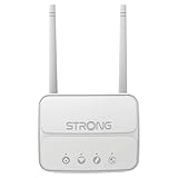 STRONG N300 Mbit/s WLAN 4G Router, 4G Cat4 LTE Netzwerk, 100Mbit/s LAN-Port, Abnehmbare Antennen, SIM-Karten-Router, Unterstützt bis zu 32 Geräte, Plug & Play, USB 3.0 (4GROUTER360M)