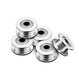 AYWHP 2GT Synchronriemenscheibe H-Typ Spannrolle 2GT Riemenscheibe 20 zahnlos 5 mm Öffnung 6 mm breite Zahnplatte Aluminium 3D Drucker Zubehör