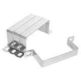 Holibanna 4 Stück U Förmige Rohrschellen Robuste Montagehalterung Installieren für Diy Projekte und Möbelbau Wetterbeständig und Langlebig