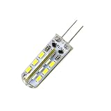HOMSFOU 10er Set G4 3014 SMD 24 LED Glühbirnen DC 12V Kaltweiß Energiesparende LED Leuchtmittel Für Anwendungen Wohnräumen Küchen Und Mehr