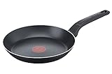 Tefal Easy Cook & Clean Bratpfanne 24 cm, Pfanne mit Antihaftbeschichtung, Thermo-Signal bei idealer Brattemperatur, NICHT induktionsgeeignet, einfach Reinigung, Made in France, B5550433