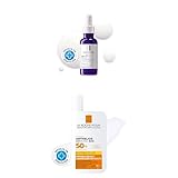 La Roche-Posay Set mit Mela B3 Serum und Anthelios UVMune 400 Invisible Fluid, Bei Hyperpigmentierung, Mildert Pigmentflecken & unebenmäßige Haut, Mit Melasyl, Mexoryl & LSF50, 30 ml + 50 ml