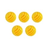 TQUXNGA Rutschfeste Übungsbälle, hohe Sichtbarkeit, gestreift, für den Innen- und Außenbereich, Golf-Trainingsgeräte, 5 Stück