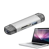 Daumenlaufwerk | USB-Speicherstick | Tragbarer externer Kartenleser, multifunktionale Laptop-Speichererweiterung für Fotos, Videos, Dokumente