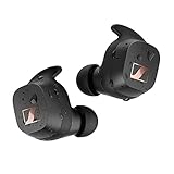 Sennheiser Sport True Wireless Ohrhörer – Bluetooth-In-Ear-Ohrhörer für einen sportlichen Lebensstil, Musikhören und Telefonieren mit Adaptable Acoustics-Funktion und Noise Cancellation, Schwarz