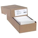 HERMA 8204 Computeretiketten endlos, 88,9 x 48,4 mm, 1-bahnig, 3000 Stück, selbstklebend, Endlosetiketten Aufkleber mit Führungslochrand, matt, blanko Papier Computer Etiketten, weiß