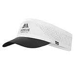 Joscoal Visor Elastisch Running Sport Sun Visor Schweißaufnehmbar Visor Cap mit Sonnenschutz und Gebogenem Atmungsaktiver Elastisch Sonnenhut Baseballhut Sonnenschild Kappe, Schwarz-Weiß