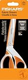Fiskars RazorEdge Stoffschere, 22,9 cm, robuste Stoffschere mit ergonomischem SoftGrip-Griff, hochwertige Edelstahlklingen