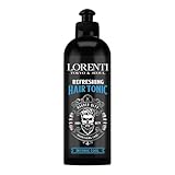 Lorenti Refreshing Hair Tonic 200ml | Intense Cool Haarwasser mit Menthol & Minze | Erfrischende Kopfhautpflege gegen Juckreiz & Trockenheit | Herren Aftershave-Tonic für Haare & Bart