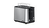 Braun PurShine HT1510BK Toaster, 2 Slot Toaster, 8 Toast Levels, Overheating and Defrosting Functions, Tray, 900 W, Black