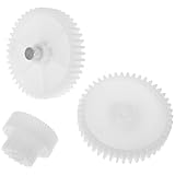 SOLUSTRE 3 Stück Fleischwolf Zahnradset Verschleißfestes Ersatzteil aus Robustem Material Geräuscharm Kompatibel mit Elektrischen Fleischwölfen Zubehör für Küchenmaschinen