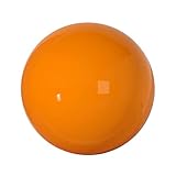 PZOFERLIN Dekorative Kugel aus Edelstahl Gartenkugel aus Edelstahl, hohl, Orange, mehrere Größen, 38–520 mm(150MM)