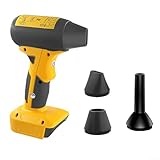 Luftgebläse kompatibel mit Dewalt 20 V Akku und Bosch Luftpumpenturbine, verfügt über vier Luftgeschwindigkeiten und automatische Abschaltung zur Verlängerung der Akkulaufzeit (a)