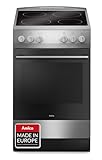 Amica SHC 11595 E Standherd Cerankochfeld 50cm Edelstahl Steam Clean