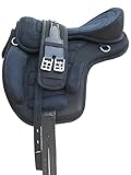 WILD RACE Freemax Sattel Baumloser Sattel/Treeless Saddle Freemax Saddle (18', (Black)