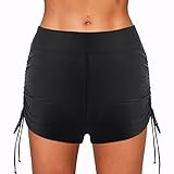 Push up Bikini Sets für Damen Shorts Taille Bottom Beach High Running Swim Bikini Badehose Beach Slip Damen Shorts Swimwears Tankinis Set Billige Shirts