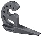WENKO Multi-Stop Mod. Multi-STOP vielseitiger Tür-& Fensterstopper Puffer Türpuffer Keil Fingerschutz für Türen Fenster & Schubladen flexibel anpassbar aus Kunststoff Maße 11,8 x 7,7 x 2,5cm Anthrazit