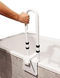 PEPE - Badewannen Einstiegshilfe für Senioren Verstellbar (Badewannen mit glattem Rand 5-14 cm), Badewannenhaltegriffe, Haltegriff Bad, Ein und Ausstiegshilfe Badewanne, Haltegriff Badewanne Senioren
