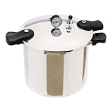 LANNADD Pressure Cooker, 22 Litre schnellkochtopf Aluminum Druckkochtopf, Kochen Topf mit Digitalmanometer Verdickter Explosionssicherer Schnellkochtopf für Gasherde, elektrische Keramikherde