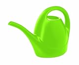 Emsa 508661 Gießkanne, Klassisches Design, Volumen 1,5 Liter, Kunststoff, Grün, Oase