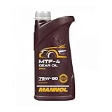 MANNOL MTF-4 Getriebeoel 75W-80 API GL-4, 1 Liter