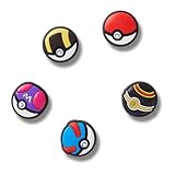 Crocs Unisex Poke Ball 5 Pack Schuhanhänger, Mehrfarbig