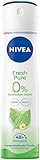 NIVEA Fresh Pure Deo Spray (150ml), Deo ohne Aluminium (ACH) mit Jasmin-Duft und erfrischender Formel, Deodorant mit 48h Schutz und einzigartiger INFINIFRESH Formel