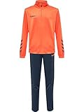 hummel hmlPROMO KIDS POLY SUIT, NASTURTIUM/OMBRE BLUE, 164