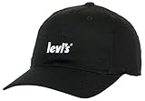 Levi's Herren & Unisex Poster Logo Flexfit Cap, Regular Black, UN