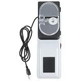 PAMINGONO Elektrischer Messerschärfer USB mit Schutzabdeckung Schneller Küchenschärfer für Kochmesser Brot Steak Schälmesser Praktisches Elektrisches Schleifgerät für Zufällige Farbe