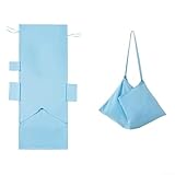 Strandkorbhülle aus weicher Mikrofaser mit Seitentaschen, schnelltrocknend und rutschfestes Design für angenehme Tage am Strand (Rose Red)