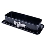 Zenker Königskuchen-Springform 30 cm – Backform mit Herz-Prägung, auslaufgeschützt, PFAS-frei, Made in Germany, Schwarz