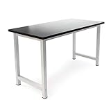 Computertisch PC-Tisch Schreibtisch Esstisch 120x60x74cm Schwarz Tisch Metalltisch Arbeitstisch