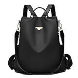 SPEEDEVE Damen Rucksack Anti Diebstahl Tasche,8864-Schwarz