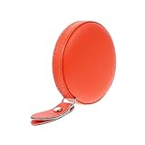 Kisangel Rundmaßband für Kleidung Doppelseitig Praktisches Körpermaßband mit Klarer Skala Langlebig und Sicher Leicht Bedienbar Handliches Maßband für Nähen und Haushalt Orange