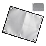 Matten für unter der Feuerstelle | Outdoor-Feuerstellen-Matte – faltbare Pads Schutzlösung fettdicht für Grill Jagd Kabinen Holzkohlebrenner