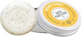 Bee Nature - Bio-Honig Seife mit Seifenschale Biologisch Abbaubare - Outdoorseife für Männer Damen - Camping Seife Travel Soap - Peeling, Feuchtigkeitsspendend - für Alle Hauttypen Geeignet - 100g