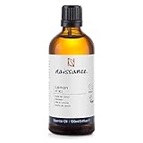 Naissance Zitronenöl (Nr. 103) - 100ml - 100% Naturreines Zitrone Ätherisches Öl für Naturkosmetik, Aromatherapie, Duftlampe - Duftöl für Aroma Diffuser