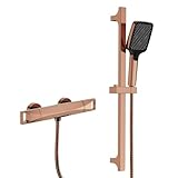 Badewannenarmatur mit 3 Funktionen, Handbrause Wasserfall Wannenfüller Einhand-Badewannen-Mischbatterie Handbrause-System mit Duschstange und Brauseschlauch