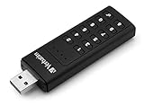Verbatim Keypad Secure USB-Stick, USB-3.2 Gen 1, 32GB, Speicherstick mit Passcodeschutz & Verschlüsselung, inkl. USB-A Verlängerungskabel, USB-3 für Laptop Notebook & Co, schwarz