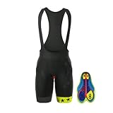 KJBDQQH Fahrradunterhose Team-Radhose, Mountainbike, atmungsaktiv, Herren, Gel-gepolsterte Radhose, Triathlon, Pro-Fahrradshorts, Unterwäsche(Colour 5,M)