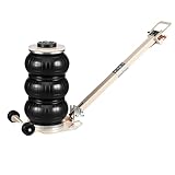 VEVOR pneumatischer Wagenheber 3 t Pneumatikheber mit 6 Stahlrohren & verstellbarem Griff, 140–450 mm Hubhöhe, schnelles Anheben, Druckluftwagenheber Luftheber für Pkw SUVs Pickups