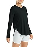 G4Free Damen Activewear-T-Shirts UPF 50+ Longslevee UV Schutz Sonnenschutz Langarmshirts Rashguards Sportshirt Yoga Ausbildung Gym Laufshirt