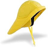 normani Outdoor Sports Regenmütze wasserdichter Regenhut mit Baumwollfutter und Sturmband im Südwester Stil Farbe Yellow