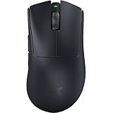 Razer DeathAdder V3 Pro - Kabellose ergonomische Esports-Maus (63g leichtes Design, raffinierte ergonomische Form, Focus Pro 30K optischer Sensor, Mausschalter Gen-3, HyperSpeed Wireless) Schwarz