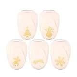 Vaessen Creative Stanzer Set - Motivstanzer - Weihnachten - 5 Stück - Tonpapier und Bastelmaterial bis zu 250 g/m² - zum Basteln Mit Papier und Scrapbooking, Weiß-gold