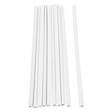 ROMISBABA 10 Stück Teiliges Transparente Abheftstreifen mit Zugstange Stabile Bruchsichere Aktenschienen für Dokumentenmappe und Aktenordner Einfacher Einsatz zur Sicheren Ablage von Losen