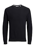 JACK & JONES Dünner Langarm Strickpullover Rundhals Basic...